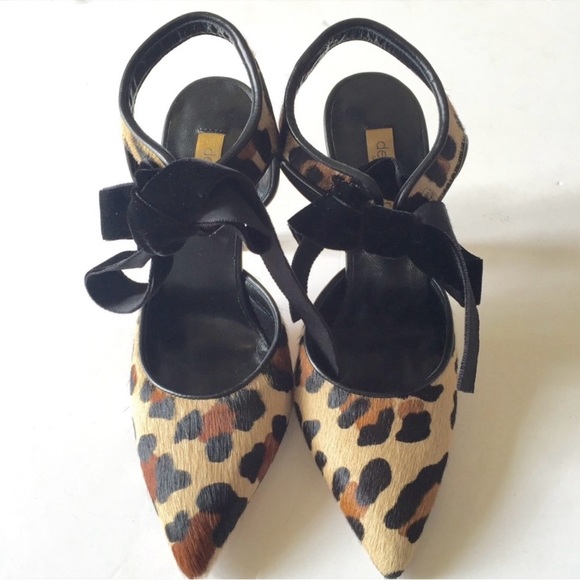 DEE KELLER PIPER PONY LEOPARD PRINT, PUMPS SIZE 6 1/2 (36 EU) Made in ITALY - Picture 3 of 11